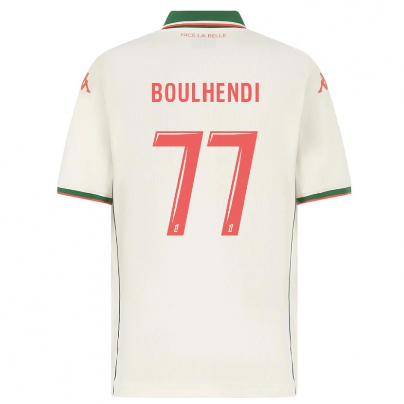 DanxenメンズTeddy Boulhendi#77白緑アウェイシャツ2025/26ジャージーユニフォーム