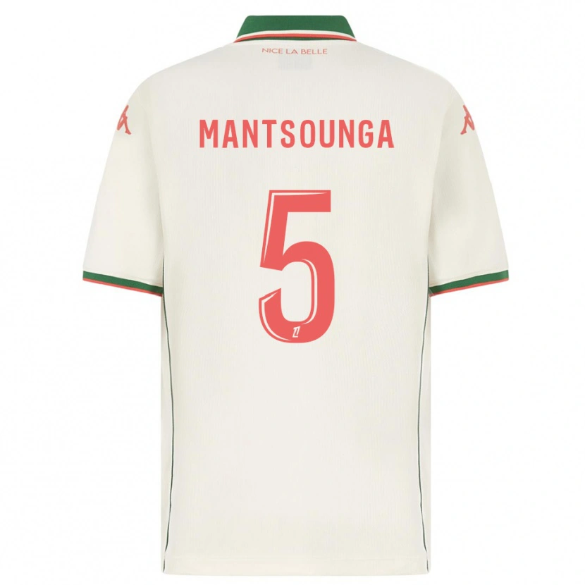DanxenメンズBrad-Hamilton Mantsounga#5白緑アウェイシャツ2025/26ジャージーユニフォーム