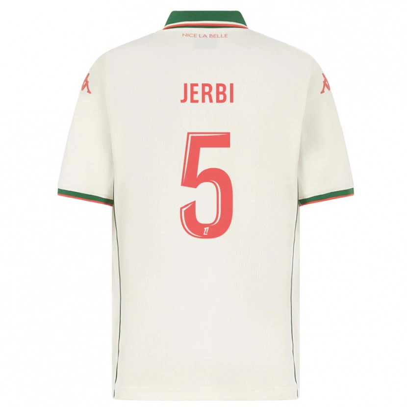 DanxenメンズRayan Jerbi#5白緑アウェイシャツ2025/26ジャージーユニフォーム