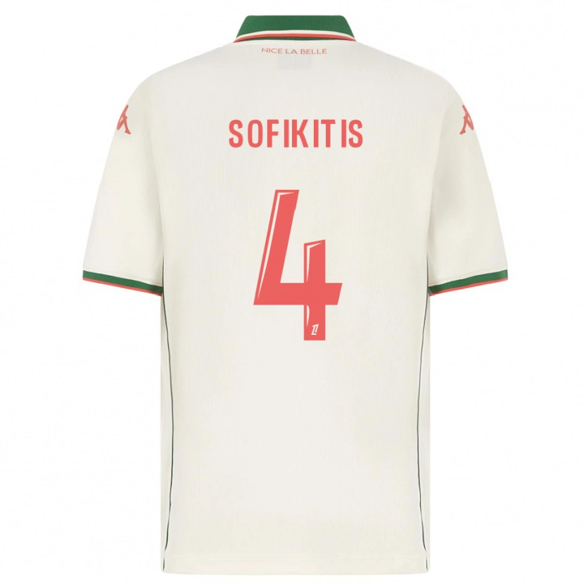 DanxenメンズYanis Sofikitis#4白緑アウェイシャツ2025/26ジャージーユニフォーム