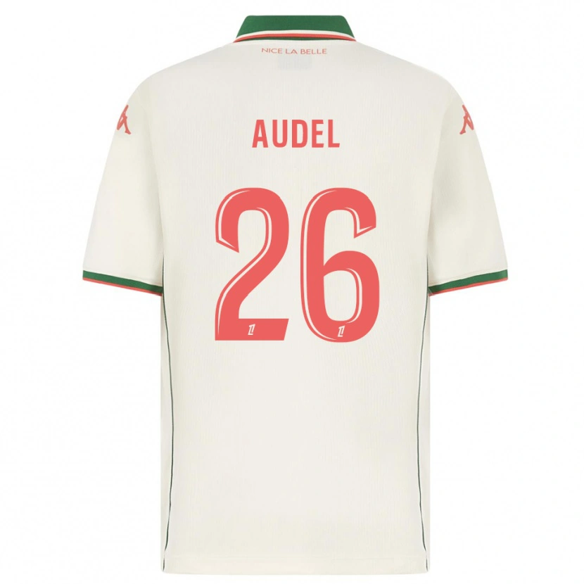 DanxenメンズJohan Audel#26白緑アウェイシャツ2025/26ジャージーユニフォーム