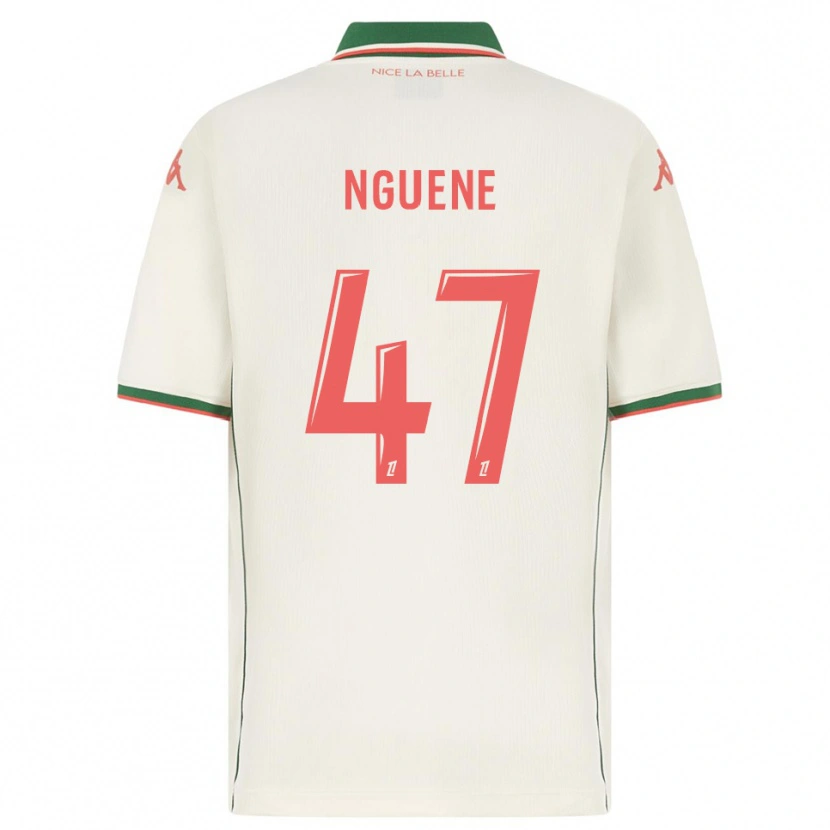 DanxenメンズBernard Nguene#47白緑アウェイシャツ2025/26ジャージーユニフォーム