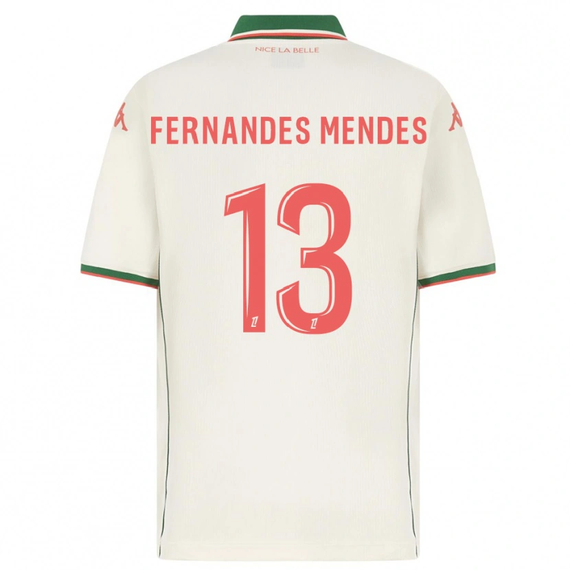DanxenメンズMathis Fernandes Mendes#13白緑アウェイシャツ2025/26ジャージーユニフォーム