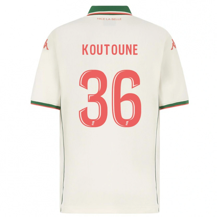 DanxenメンズHamza Koutoune#36白緑アウェイシャツ2025/26ジャージーユニフォーム