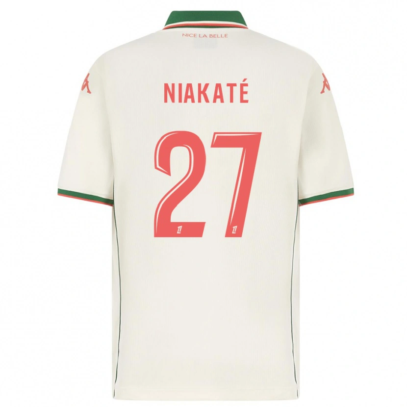 DanxenメンズYakaré Niakaté#27白緑アウェイシャツ2025/26ジャージーユニフォーム