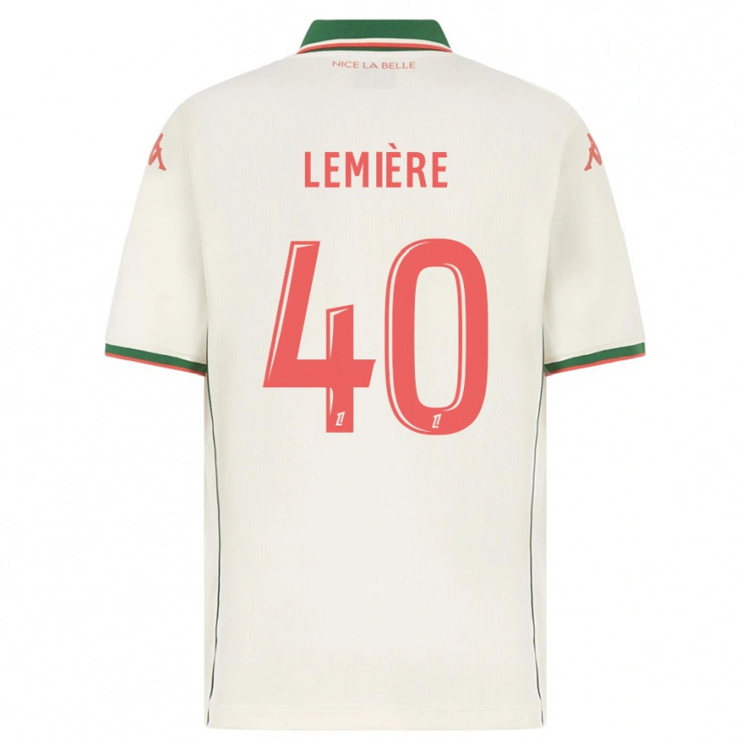 DanxenメンズPauline Lemière#40白緑アウェイシャツ2025/26ジャージーユニフォーム
