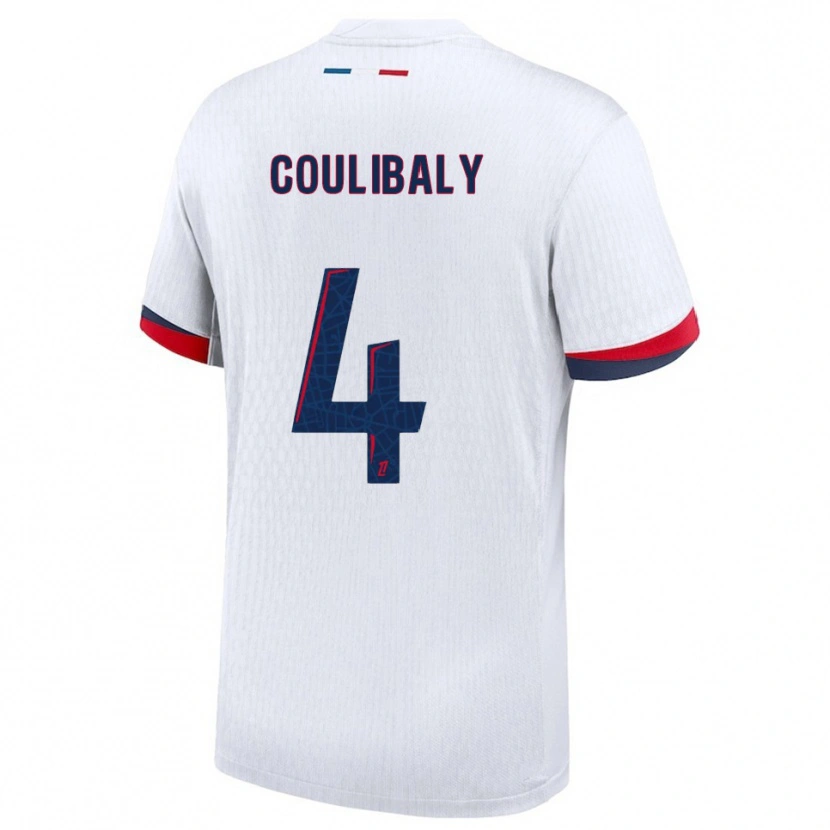 DanxenメンズSamba Coulibaly#4白赤アウェイシャツ2025/26ジャージーユニフォーム