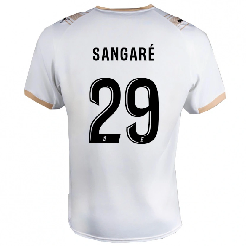 DanxenメンズHawa Sangaré#29白黒アウェイシャツ2025/26ジャージーユニフォーム
