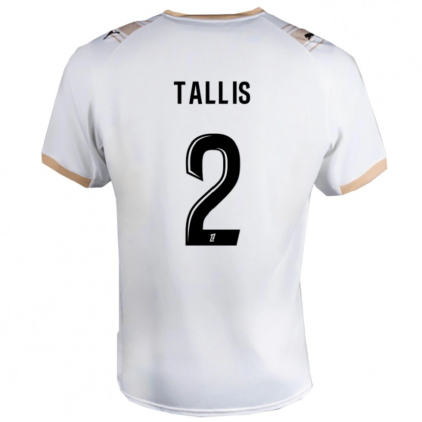 DanxenメンズLohan Tallis#2白黒アウェイシャツ2025/26ジャージーユニフォーム