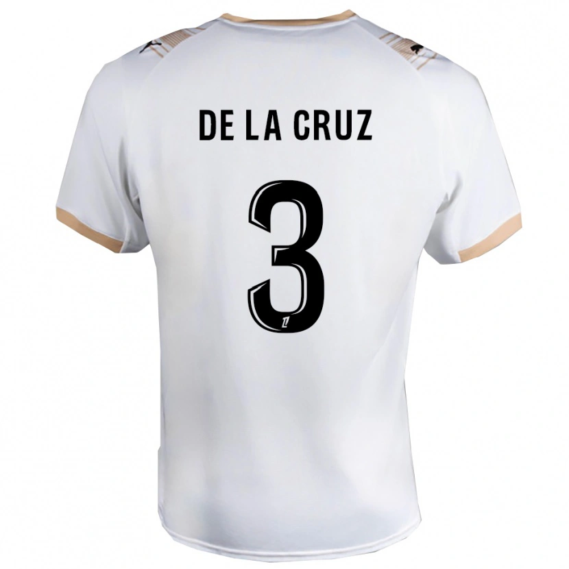 DanxenメンズMaiky De La Cruz#3白黒アウェイシャツ2025/26ジャージーユニフォーム