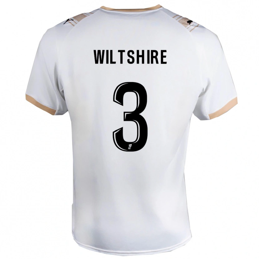 DanxenメンズTiernny Wiltshire#3白黒アウェイシャツ2025/26ジャージーユニフォーム