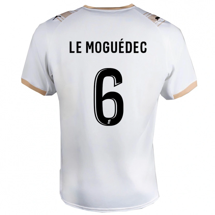 DanxenメンズAnaële Le Moguédec#6白黒アウェイシャツ2025/26ジャージーユニフォーム