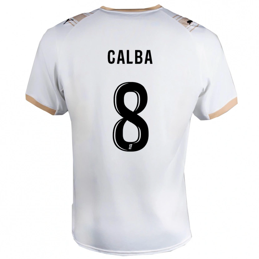 DanxenメンズLucie Calba#8白黒アウェイシャツ2025/26ジャージーユニフォーム