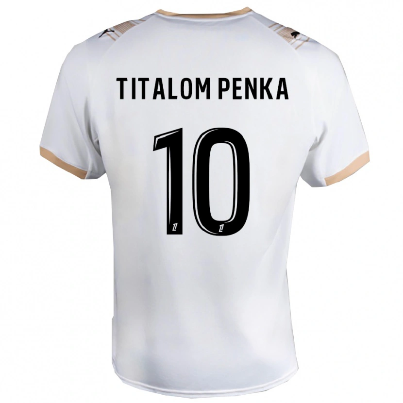 DanxenメンズMathéo Titalom Penka#10白黒アウェイシャツ2025/26ジャージーユニフォーム
