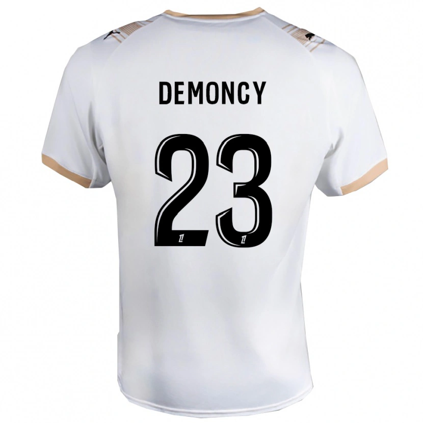 DanxenメンズYohan Demoncy#23白黒アウェイシャツ2025/26ジャージーユニフォーム