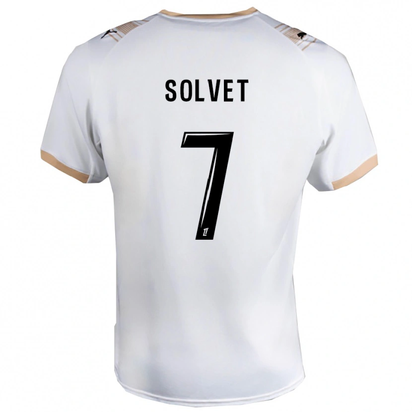 DanxenメンズAnddrys Solvet#7白黒アウェイシャツ2025/26ジャージーユニフォーム