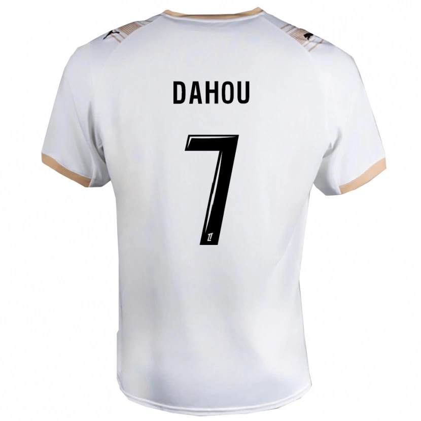 DanxenメンズErwan Dahou#7白黒アウェイシャツ2025/26ジャージーユニフォーム