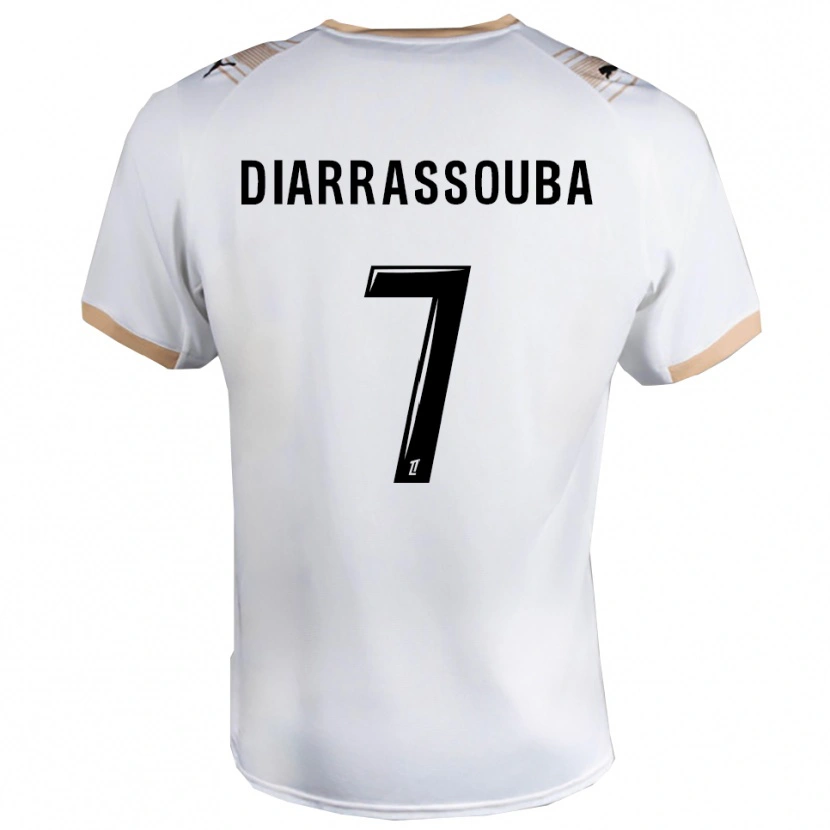 DanxenメンズTidiane Diarrassouba#7白黒アウェイシャツ2025/26ジャージーユニフォーム