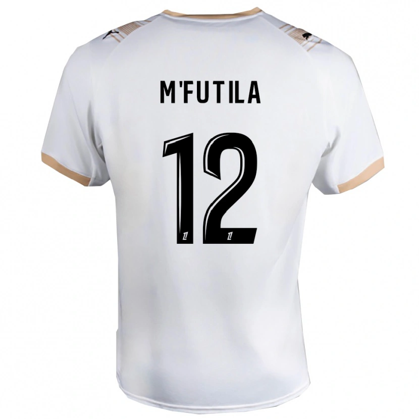 DanxenメンズHermi M'futila#12白黒アウェイシャツ2025/26ジャージーユニフォーム