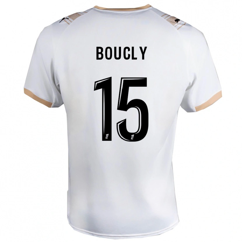 DanxenメンズMaïté Boucly#15白黒アウェイシャツ2025/26ジャージーユニフォーム