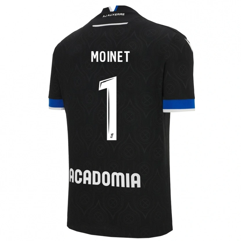 DanxenメンズVictor Moinet#1黒白アウェイシャツ2025/26ジャージーユニフォーム