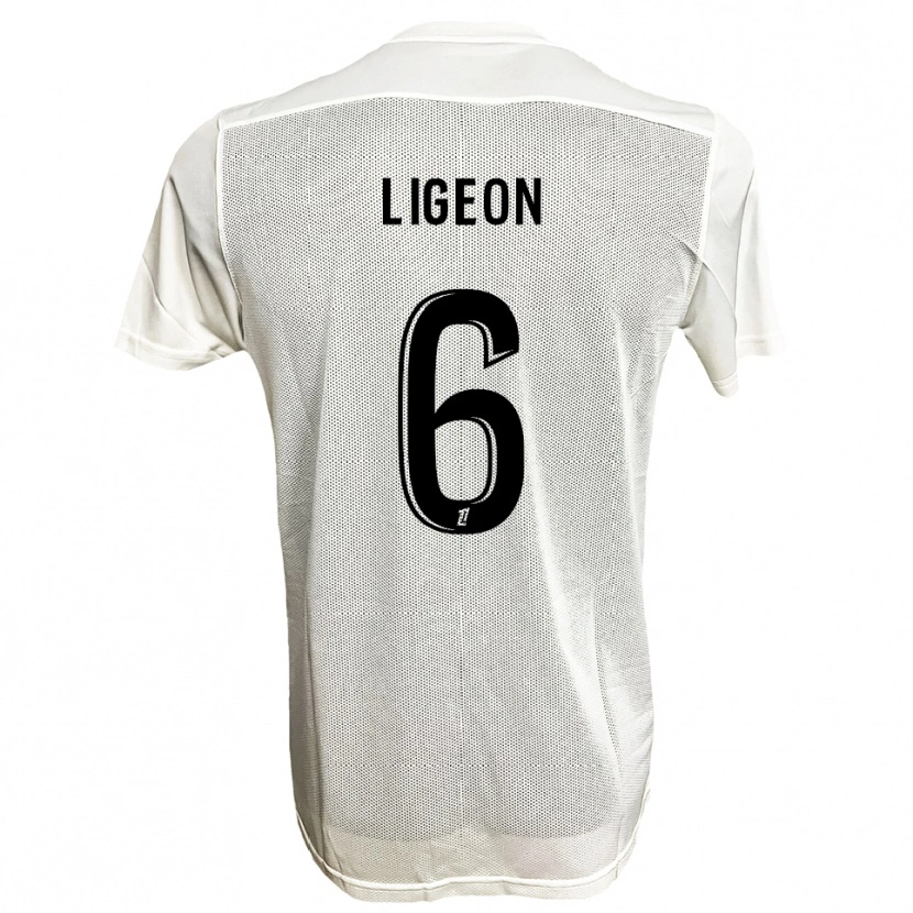DanxenメンズAymeris Ligeon#6黒白アウェイシャツ2025/26ジャージーユニフォーム