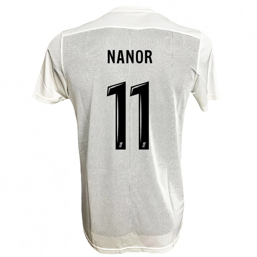 DanxenメンズEnzo Nanor#11黒白アウェイシャツ2025/26ジャージーユニフォーム