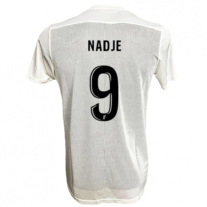DanxenメンズGuédé Nadje#9黒白アウェイシャツ2025/26ジャージーユニフォーム