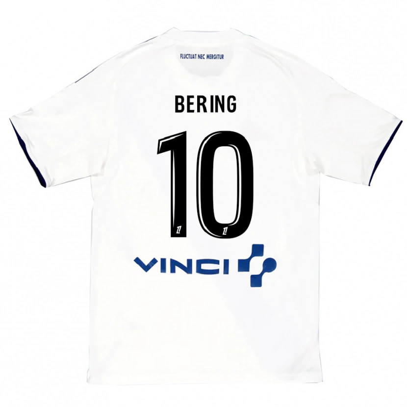 DanxenメンズAymerick Bering#10白青アウェイシャツ2025/26ジャージーユニフォーム