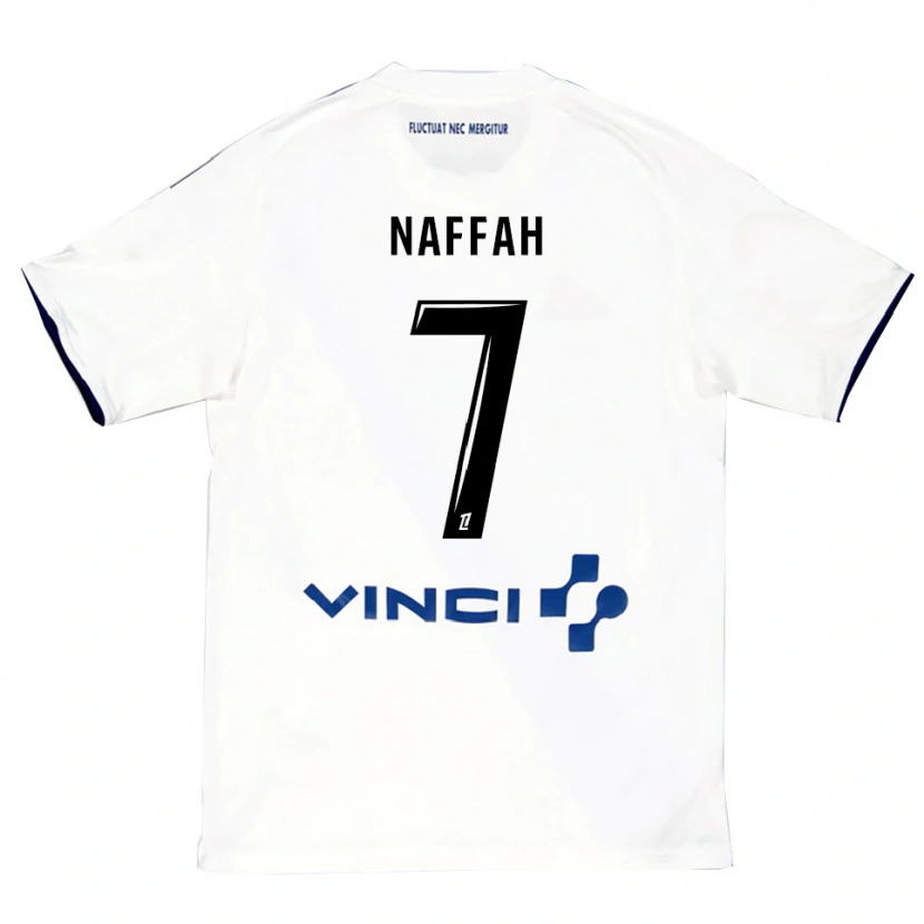 DanxenメンズChahine Naffah#7白青アウェイシャツ2025/26ジャージーユニフォーム