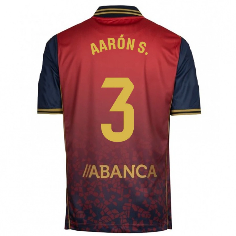 DanxenメンズAarón Sánchez#3赤紺アウェイシャツ2025/26ジャージーユニフォーム