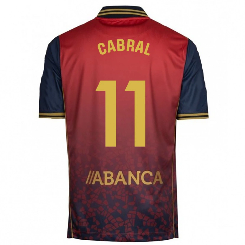 DanxenメンズMillene Cabral#11赤紺アウェイシャツ2025/26ジャージーユニフォーム