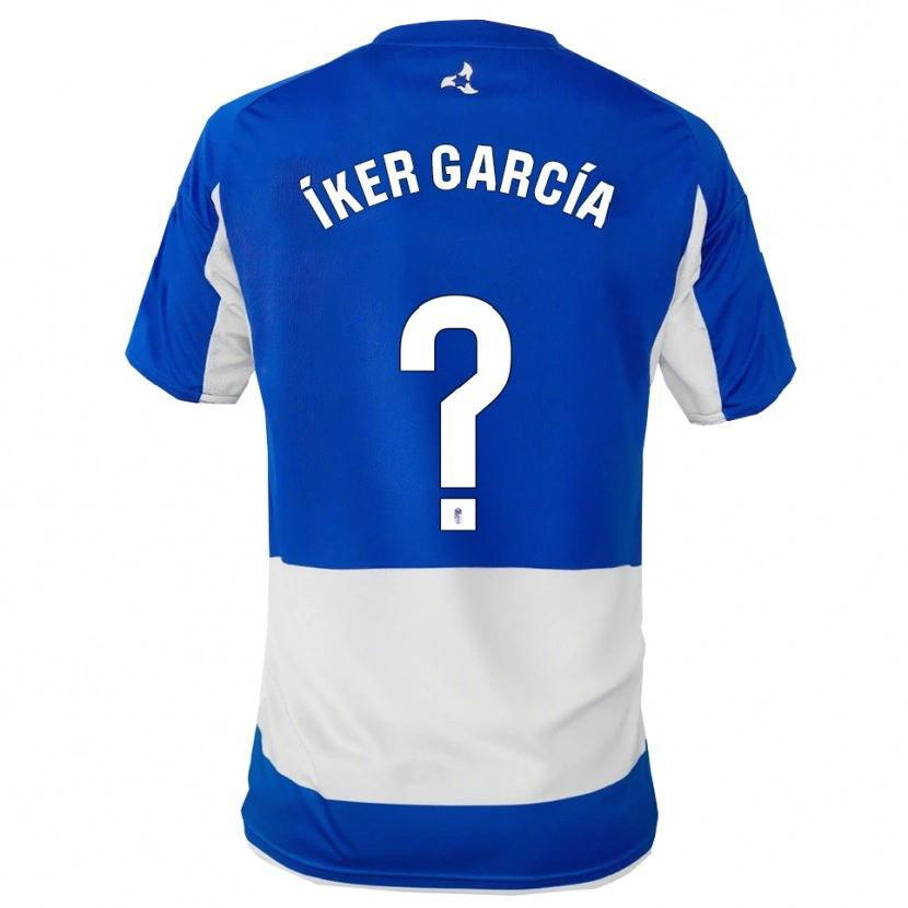 DanxenメンズÍker García#0青白アウェイシャツ2025/26ジャージーユニフォーム