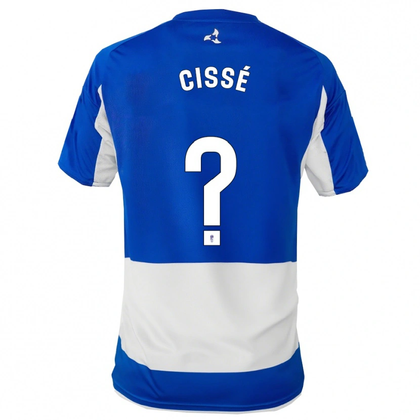 DanxenメンズFafanding Cissé#0青白アウェイシャツ2025/26ジャージーユニフォーム