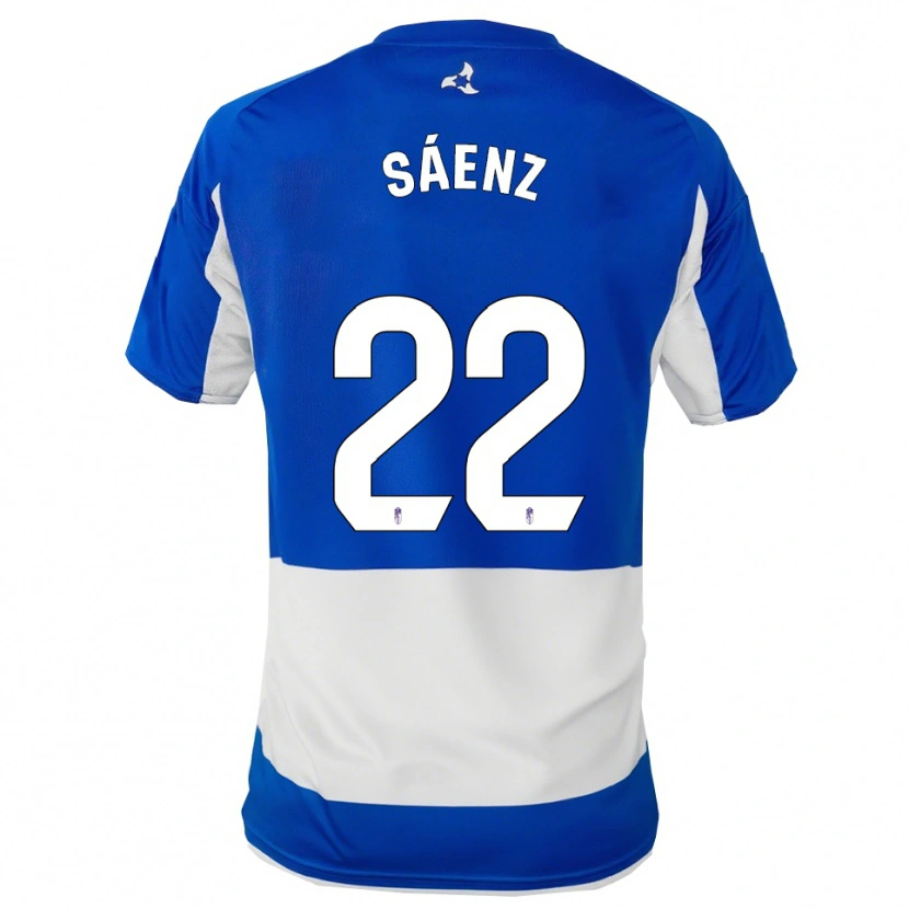 Danxenメンズパブロ・サエンス#22青白アウェイシャツ2025/26ジャージーユニフォーム