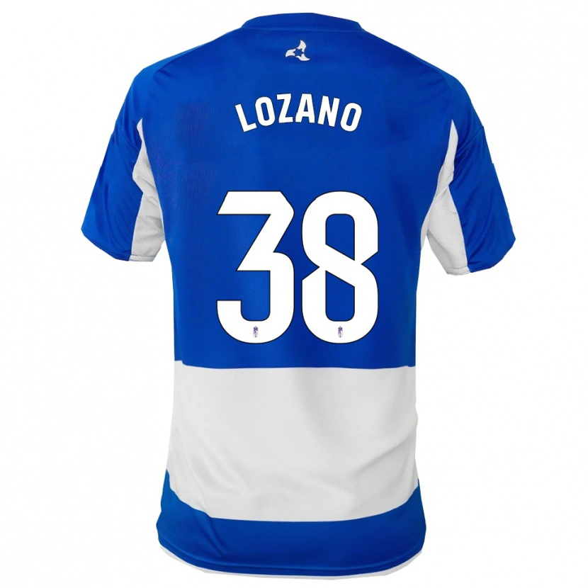 DanxenメンズMario Lozano#38青白アウェイシャツ2025/26ジャージーユニフォーム