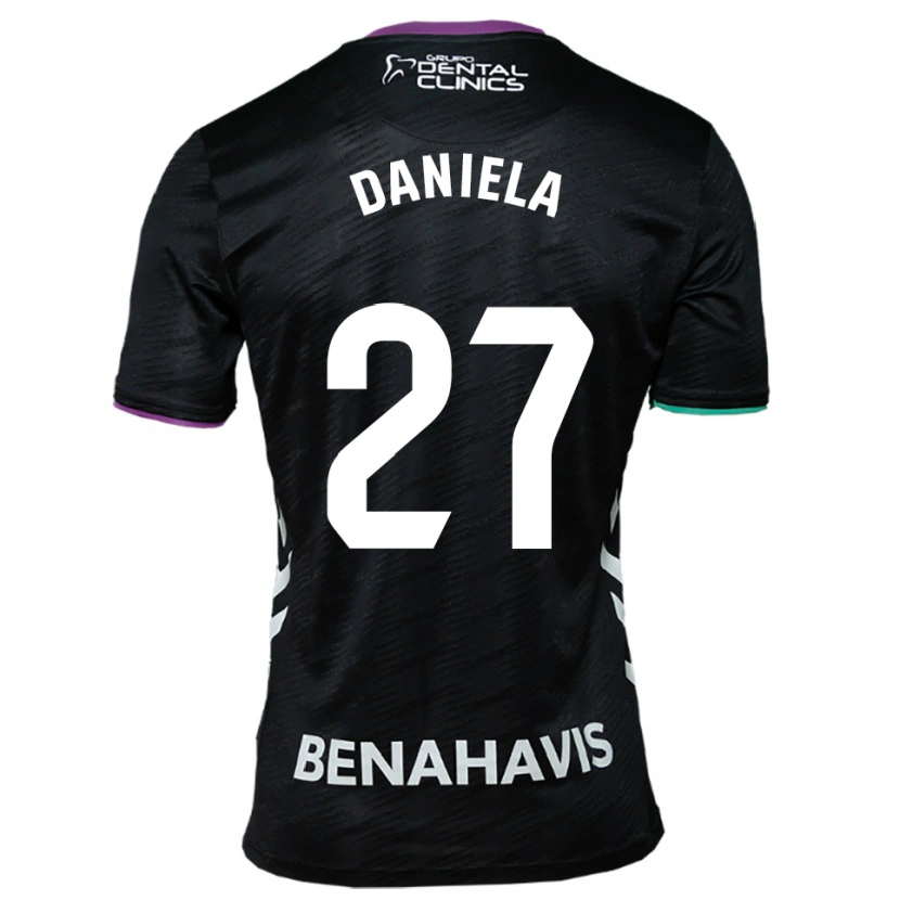DanxenメンズDaniela Sáenz Parra#27黒紫緑アウェイシャツ2025/26ジャージーユニフォーム