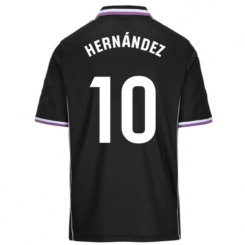DanxenメンズCelia Hernández Cordero#10紫黒アウェイシャツ2025/26ジャージーユニフォーム