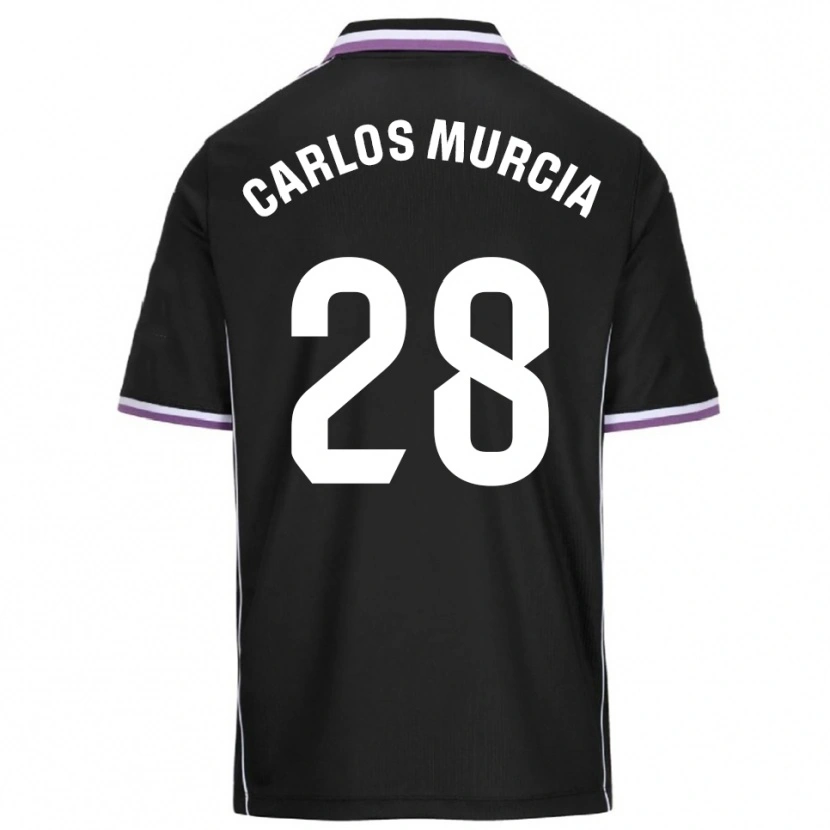 DanxenメンズJuan Carlos Murcia#28紫黒アウェイシャツ2025/26ジャージーユニフォーム