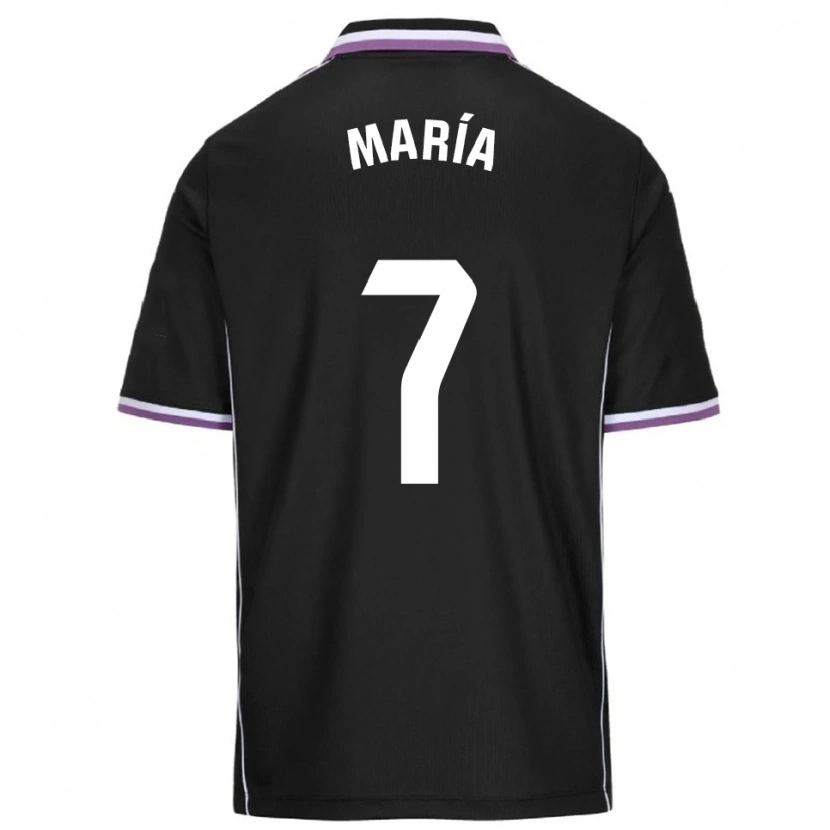 DanxenメンズMaría González Bombín#7紫黒アウェイシャツ2025/26ジャージーユニフォーム