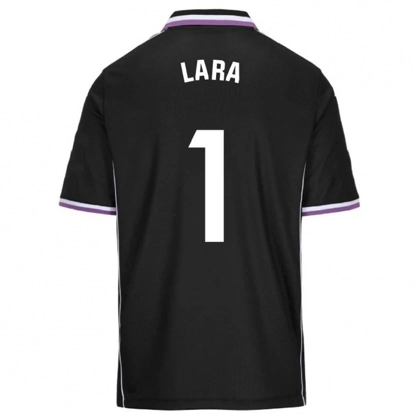 DanxenメンズLara Lara De Las Heras Coello#1紫黒アウェイシャツ2025/26ジャージーユニフォーム