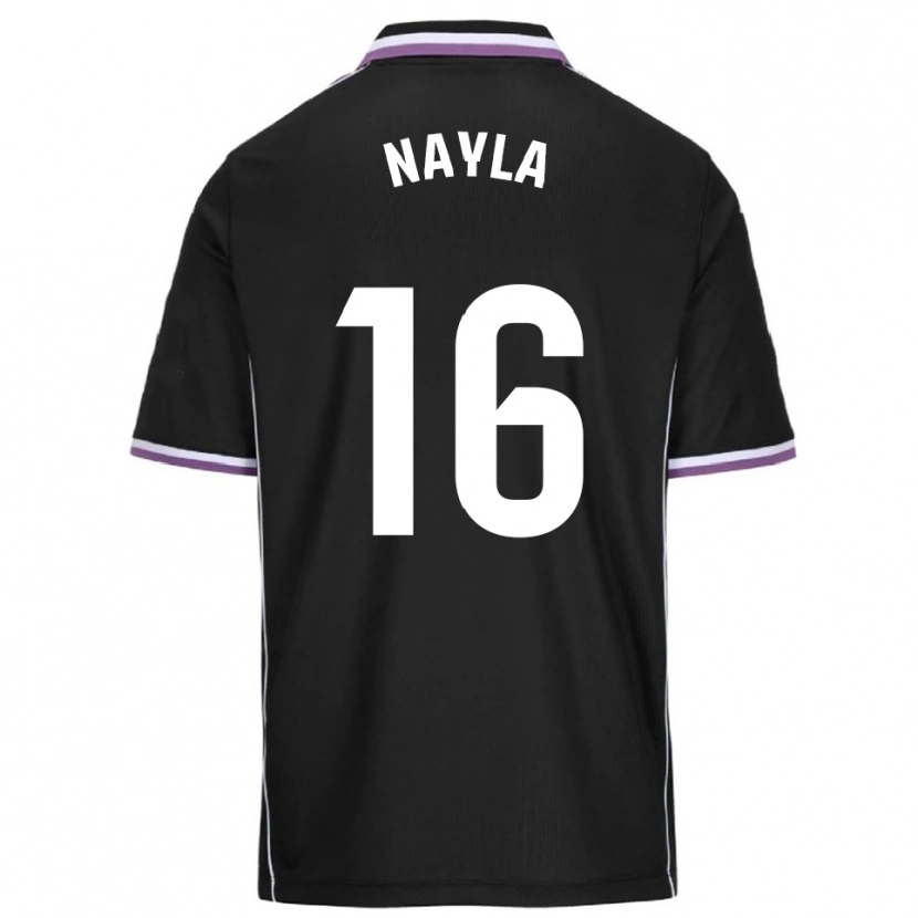DanxenメンズNayla Manrique Pajares#16紫黒アウェイシャツ2025/26ジャージーユニフォーム
