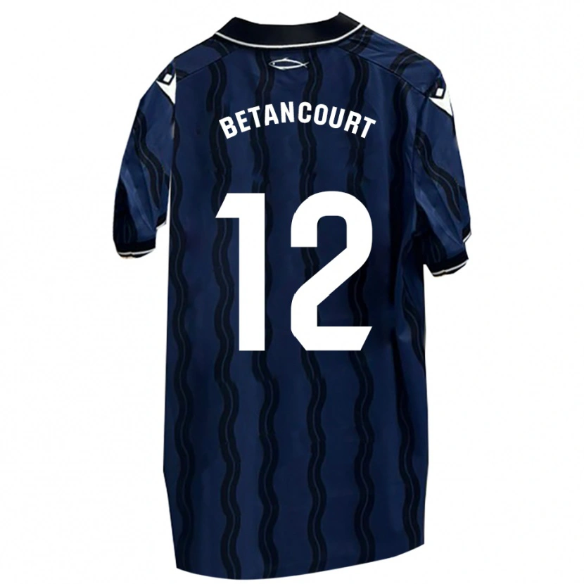 DanxenメンズArick Betancourt#12濃青黒アウェイシャツ2025/26ジャージーユニフォーム