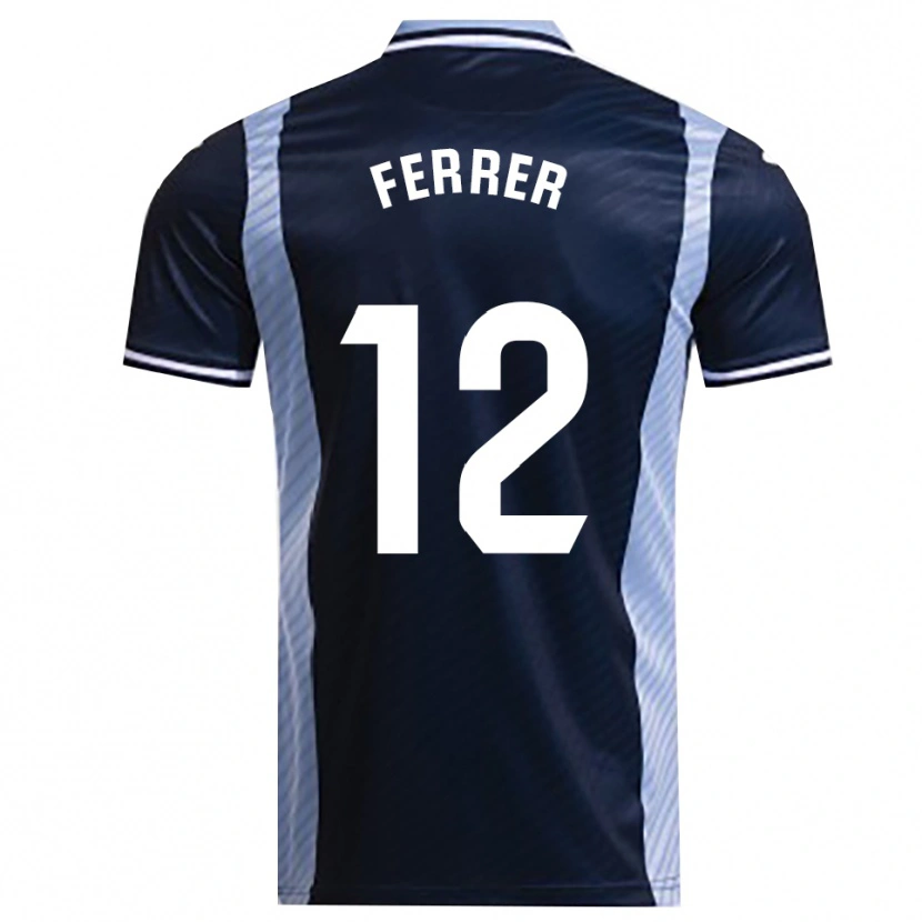 DanxenメンズDani Ferrer#12紺空色アウェイシャツ2025/26ジャージーユニフォーム