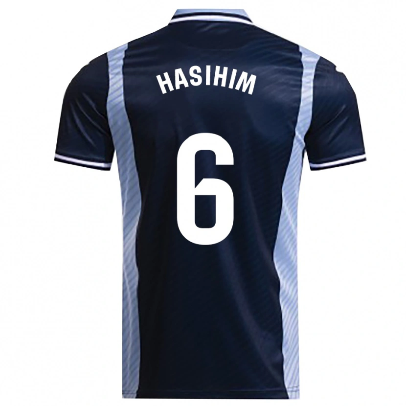 DanxenメンズHasihim#6紺空色アウェイシャツ2025/26ジャージーユニフォーム