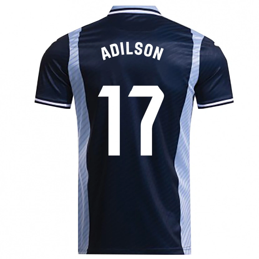DanxenメンズAdilson#17紺空色アウェイシャツ2025/26ジャージーユニフォーム