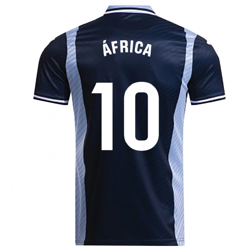 DanxenメンズÁfrica Roldán Ramirez#10紺空色アウェイシャツ2025/26ジャージーユニフォーム