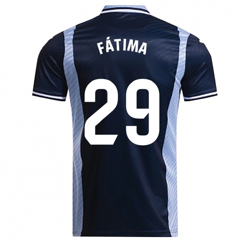 DanxenメンズFátima Muñoz Marín#29紺空色アウェイシャツ2025/26ジャージーユニフォーム
