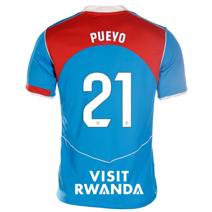 Danxenメンズアレハンドロ・モンセラーテ・プエヨ#21青白サードユニフォームシャツ2025/26ジャージーユニフォーム