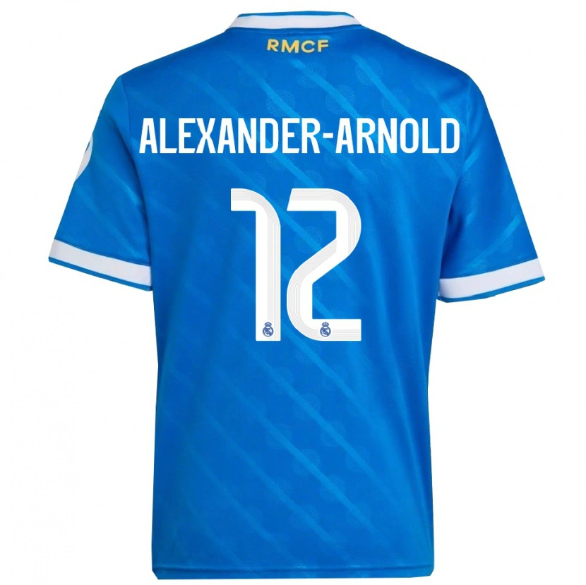 Danxenメンズトレント・アレクサンダー＝アーノルド #12青白サードユニフォームシャツ2025/26ジャージーユニフォーム